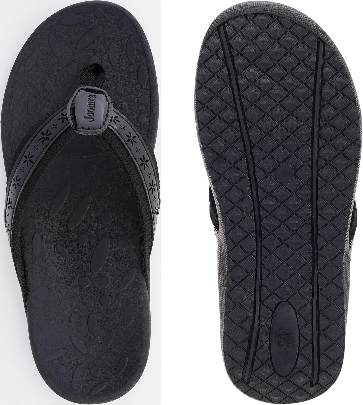 Joomra Arch Support Flip Flops for Women Size 10 Thong Sandals WhiteJoomra Arch Support Flip Flops for Women Size 10 Thong Sandals White used