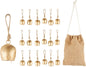 Deco 79 Rustic Metal Cowbell Decorative Bells, 4" x 3" x 29.01", Gold