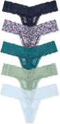 Victoria's Secret Women's Lace Thong Underwear, Panties for Women, Multi Pack (XS-XXL)