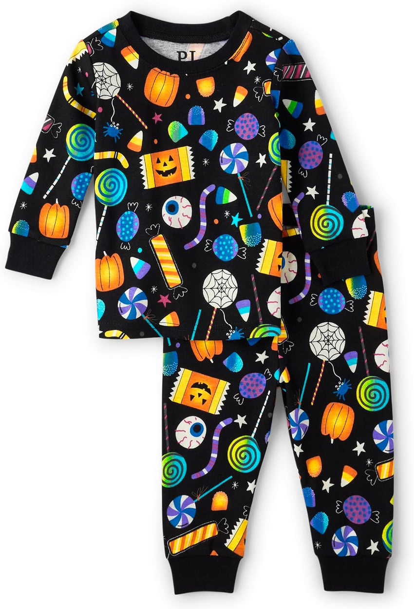 The Children's Place unisex-baby And Kids, Sibling Matching, Holiday Pajama Sets, Cotton