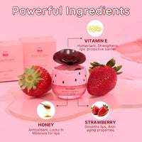 Original My Bee Balm Lip Balm - 4 Pack Hydrating Balm Honey Pot for Dry, Chapped & Cracked Lips with Propolis, Honey & Vitamin E - Soften, Smooth & Reduce Lip Lines