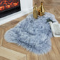 Ashler Faux Fur Rug, Fluffy White Small Sheepskin Rug, Ultra Soft 2x3 Ft Mat, Machine Washable Shag Mats, Nursery Throw for Bed, Living, Kids Room