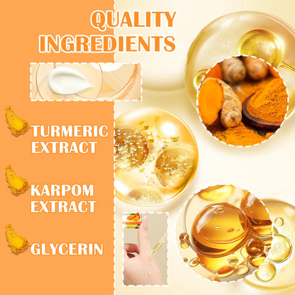 11PCS Turmeric Skincare Set, Skin Care Set with Turmeric Face Wash, Eye Cream, Toner, Facial Cream, Face Serum, Moisturizing Tinted Lip Balm, Under Eye Patches Set with 3 Honey Facial Masks