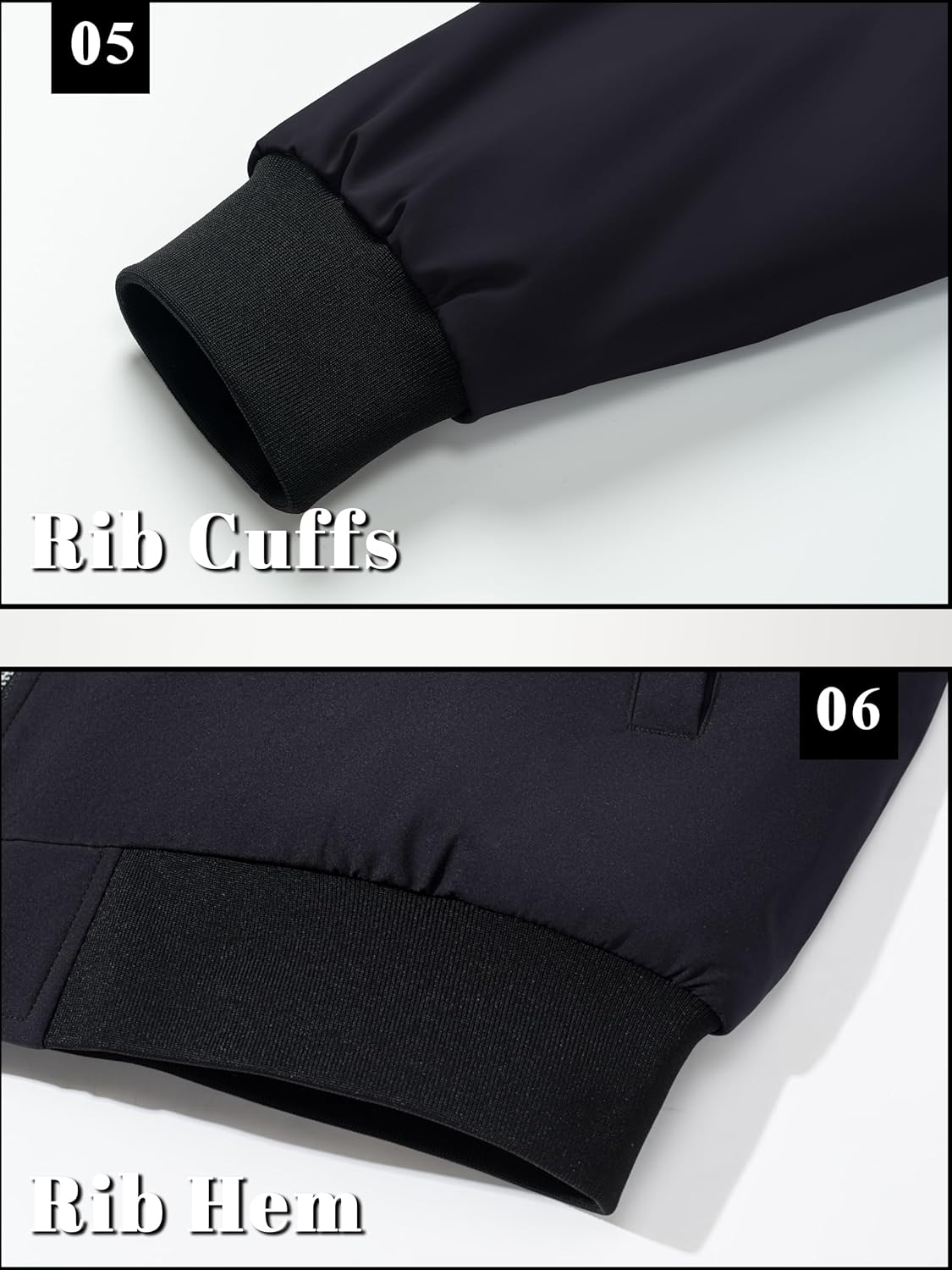 7DAY'S Mens Bomber Jackets Casual Fall Winter Warm Windbreaker Full Zip Windproof Outwear Color-Blocking Coats