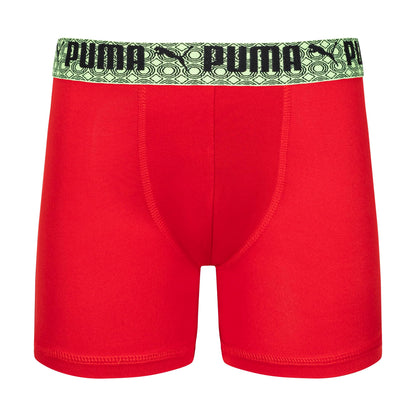 PUMA Boys' 5 Pack Performance Boxer Briefs, Assorted, Medium