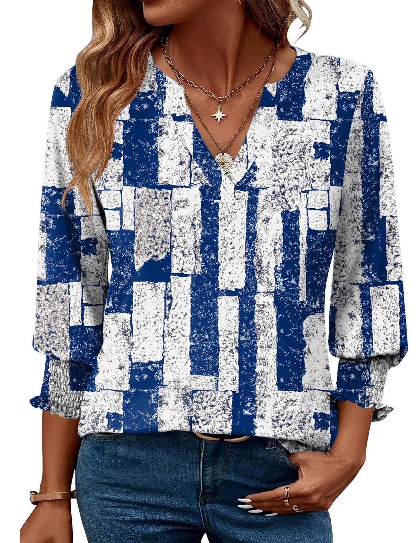 Navy and White Stripe4X-Large