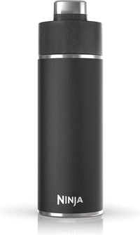 Ninja Thirsti 18oz Travel Water Bottle, For Carbonated Sparkling Drinks, Colder and Fizzier Longer, Leak Proof, 24 Hrs Cold, Dishwasher Safe, Stainless Steel Insulated Tumbler, Cloud White, DW1801WH