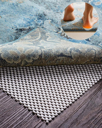 Veken Non Slip Rug Pad Gripper 8 x 10 Feet Extra Thick Pads for Any Hard Surface Floors, Keep Your Rugs Safe and in Place, Under Carpet Anti Skid Mat