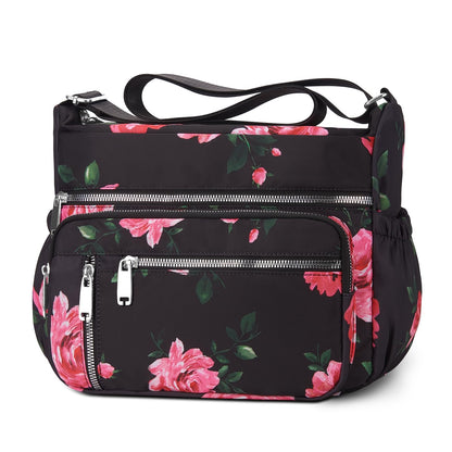 NPBAG Crossbody Bag for Women, Shoulder Purse Handbag Messenger Bag, Trendy Pocketbooks, Waterproof and Multi-Pockets