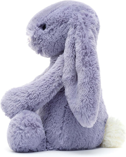 Jellycat Bashful Viola Bunny Stuffed Animal, Medium 12 inches - Rabbit & Bunny Plush Toy - Classic Children's Gift