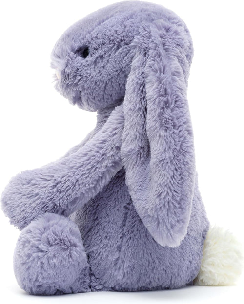 Jellycat Bashful Viola Bunny Stuffed Animal, Medium 12 inches - Rabbit & Bunny Plush Toy - Classic Children's Gift