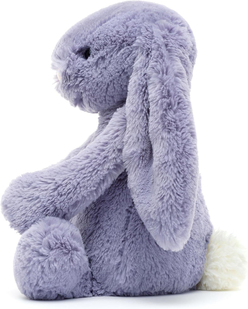 Jellycat Bashful Viola Bunny Stuffed Animal, Medium 12 inches - Rabbit & Bunny Plush Toy - Classic Children's Gift