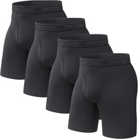 Pair of Thieves Men’s Long Boxer Briefs – Soft, Breathable, Quick Dry Underwear with 4-Way Stretch – Multi-Pack