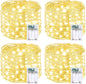 4 Pack 60 LED Fairy Lights Battery Operated with Timer, 20FT Waterproof Twinkle Lights Indoor Outdoor, Cuttable String Lights for Bedroom, Wedding, DIY, Centerpiece, Christmas Decorations (Warm White)