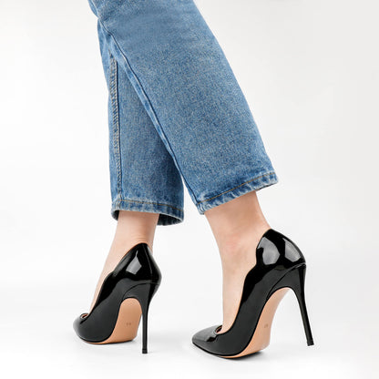 COLETER Women's 4 Inch Pumps Pointed Toe Two Tone Stiletto Pumps NB 7USCOLETER Women's 4 Inch Pumps Pointed Toe Two Tone Stiletto Pumps NB 7US l