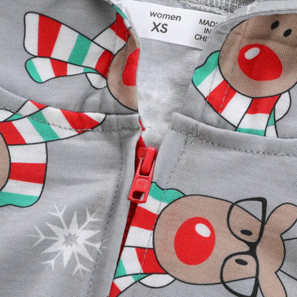 Adisputent Christmas Pajamas for Family Matching Cute Long Sleeve Couples Soft Sleepwear One Piece Funny Christmas Pjs Sets
