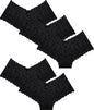 Sexy Underwear Panties for Women Cheeky V Waist Lace Boyshorts Plus Size Underwear Women 5 Pack