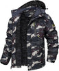 7DAY'S Men's Winter Skiing Jackets Water Resistant Fleece Coats Insulated Thermal Snowboard Jacket Parka Raincoat with Hood