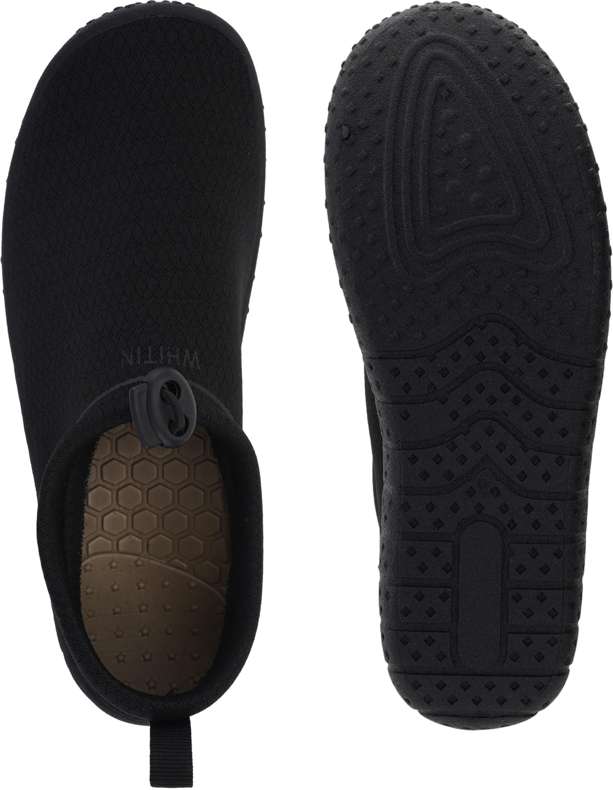 WHITIN Women's Multi-Purpose Feather Water Shoes All Black 10WHITIN Women's Multi-Purpose Feather Water Shoes All Black 10