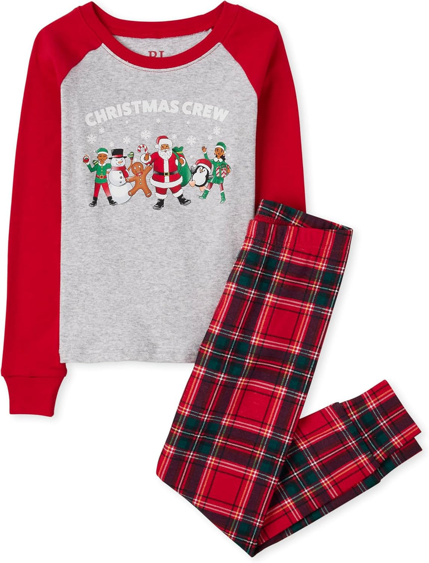 The Children's Place Family Matching, Christmas and Holiday Pajama Sets, Cotton