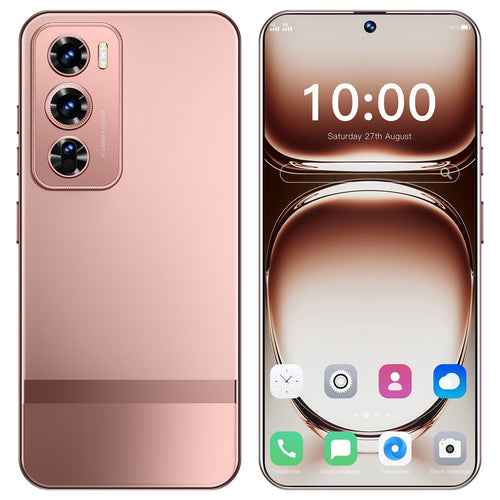 8GB+256GB Reno12 Pro Android 13 Smartphone - 6.8"HD Display, 6000mAh Battery, Unlocked Cell Phone For Global Use (Pink) - 7DAY'S