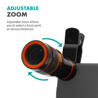 8x Long Focus Mobile Phone Lens 8x Mobile Phone Telescope Hd Camera Lens External Zoom Special Effect Lens - 7DAY'S