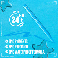 NYX PROFESSIONAL MAKEUP Epic Ink Liner, Waterproof Liquid Eyeliner - Black, Vegan Formula