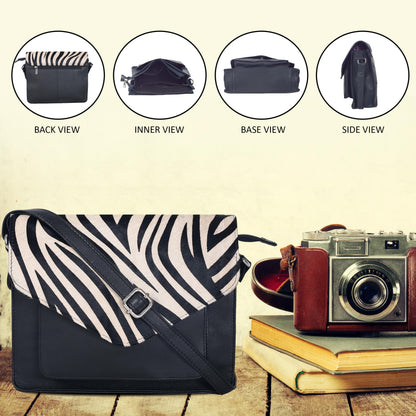 Leather Flapover Crossbody Handbag Purse for Women with Adjustable Strap & Overflap Snap Closure Tote/Bag