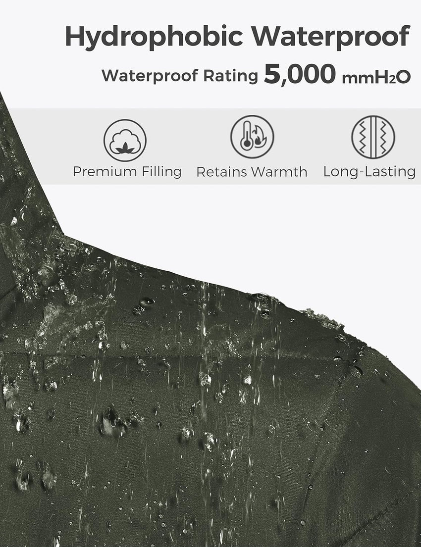 wantdo Women's Warm Winter Coat Heavy Puffer Jacket Parka with Fur Trimmed Hood