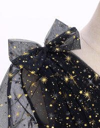 IMEKIS Toddler Kids Girls Tulle Dress Floral Embroidery Sparkly Wedding Party Long Sleeve Fall Photo Shoot Outfit 2-8T