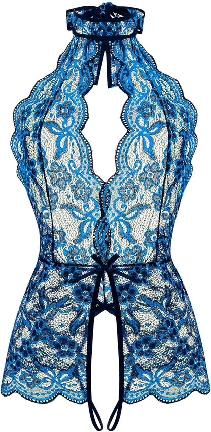 Ababoon Women One Piece Lingerie Lace Sexy Baby Dolls Teddy Sleepwear