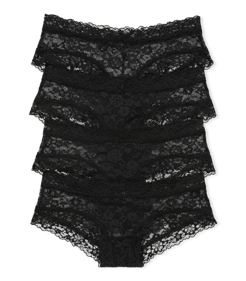 Victoria's Secret Women's Lace Cheeky Underwear, Minimal Coverage Panties for Women, Multi Pack (XS-XXL)