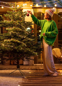 Brightown Fairy Lights Battery Operated, 10Ft 120 LED Firecracker String Lights, Waterproof Silver Wire Starry Firefly Light for DIY Wreath Weeding Indoor Outdoor Christmas Decorations