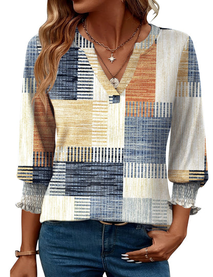 Orange and Blue PlaidX-Large