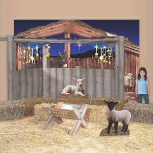 Fun Express Christmas Pageant Decorating Kit - Party Decor - 11 Pieces