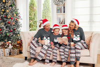 Ekouaer Family Christmas Pajamas Matching Sets Soft Long Sleeve Couple Pjs Xmas Sleepwear Holiday Lounge Set