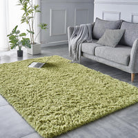 TABAYON Shaggy Navy Blue Rug, 2x3 Area Rugs for Living Room, Anti-Skid Extra Comfy Fluffy Floor Carpet for Indoor Home Decorative