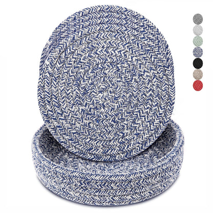 Heat-Resistant Trivet Set for Hot Pots & Pans with Storage Basket