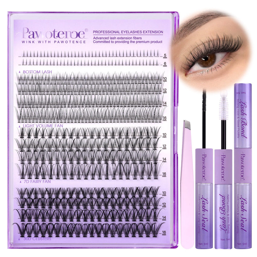 20D&30D KIT with light&bottom lashes