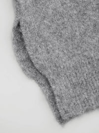 CIDER Womens Oversized Knit Sweater Pullover Crew Neck Casual Jumper Cozy Sweaters Grey