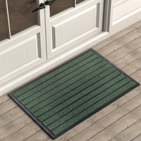 ubdyo Extra Durable Door Mat - Dirt Trapping Outdoor Welcome Mats - Non-Slip Outdoor Indoor Entrance - Low Profile Front Doormat (30" x 17", Bright Brown)