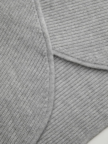CIDER Cropped Sweaters for Women Trendy Wrap Sweater Bell Sleeve Ribbed Knit Pullover Sweater Fall Outfits
