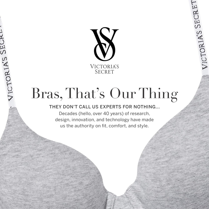 Victoria's Secret Women's Lightly Lined Wireless T-Shirt Bra, Bras for Women (32A-38DDD)
