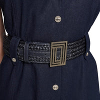 KARL LAGERFELD Womens Light Collared Short Sleeve Midi Dress