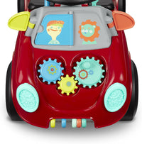 Toddler Car Ride On, Toddler Toys for Ages 1-3, Baby Toys, Radio Flyer Busy Buggy, Red, Sit to Stand Ride On