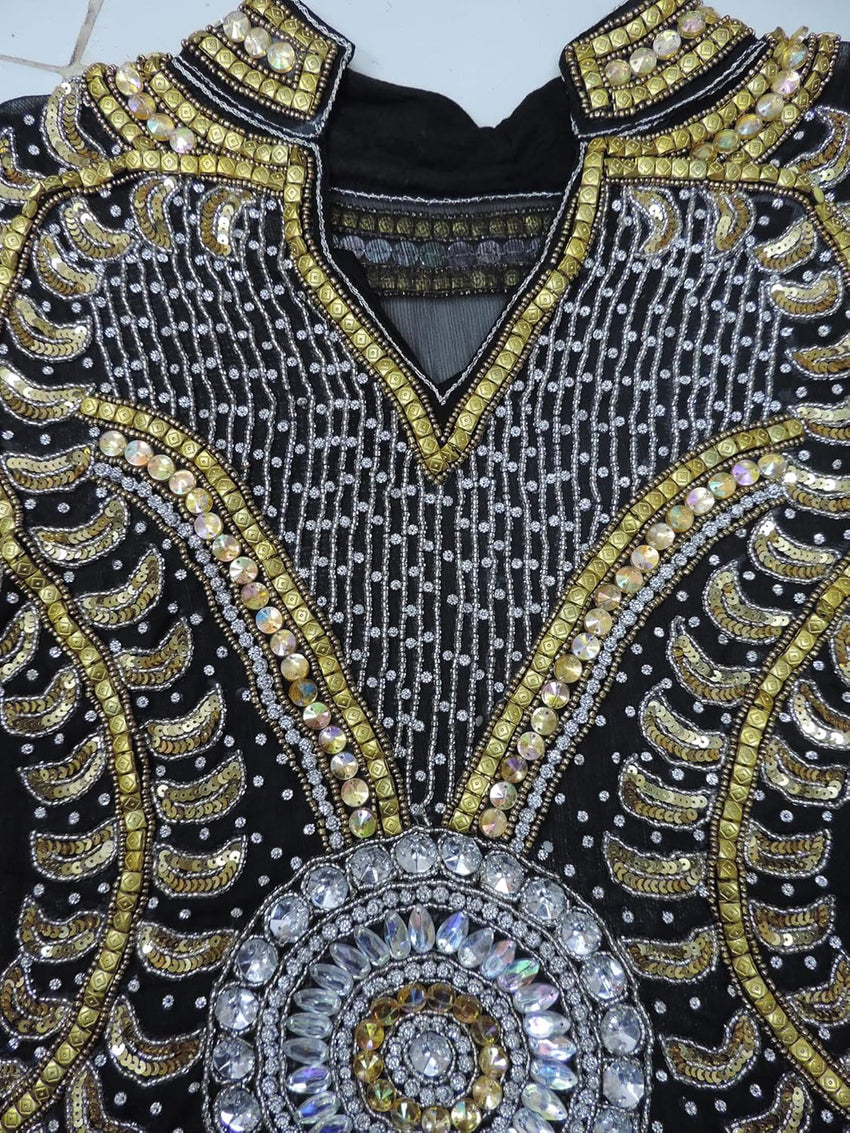 KoC Women's Kaftan Maxi Dress Farasha Caftan KFTN116-White