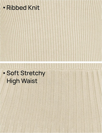 ZESICA Women's Long Sleeve Sweater Dress Fall 2025 Crewneck Ribbed Knit Pleated A-Line Maxi Wedding Guest Dresses