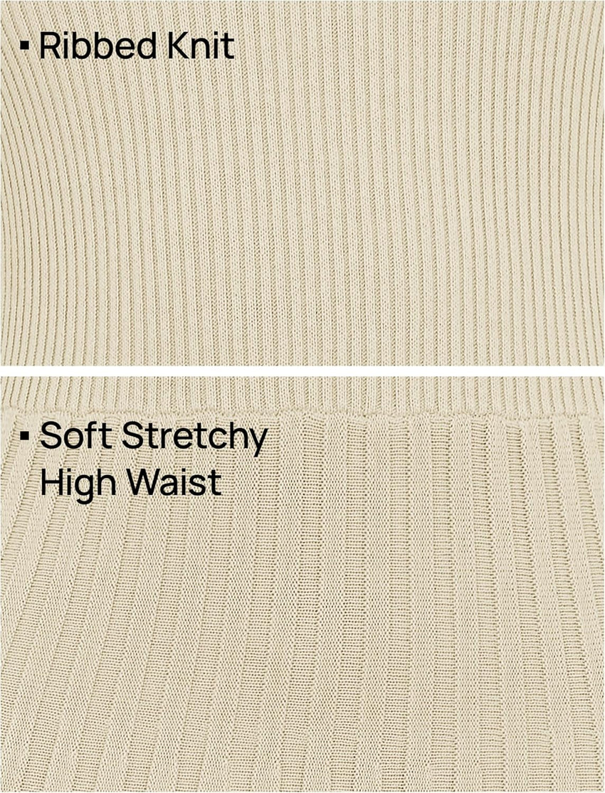 ZESICA Women's Long Sleeve Sweater Dress Fall 2025 Crewneck Ribbed Knit Pleated A-Line Maxi Wedding Guest Dresses