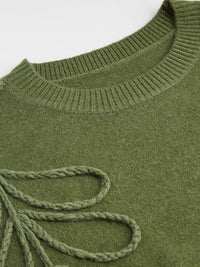 CIDER Women's Oversized Sweaters Long Sleeve Round Neck Tops Knit Pullover Sweater