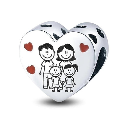 925 Silver Plated Elephant Moon Perfume Heart Firefly Beads Diy Bracelet Necklace Making Gift Of High Quality Fashion Jewelry - 7DAY'S